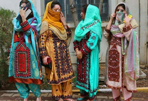 پوشش سنتی مردان و زنان سیستان و بلوچستانی