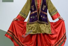 تصویر مدل لباس محلی مردان و زنان ابیانه